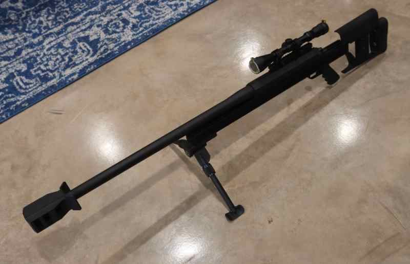 Armalite Model AR-50 Rifle 50 BMG 30&quot; Bipod AR50 5