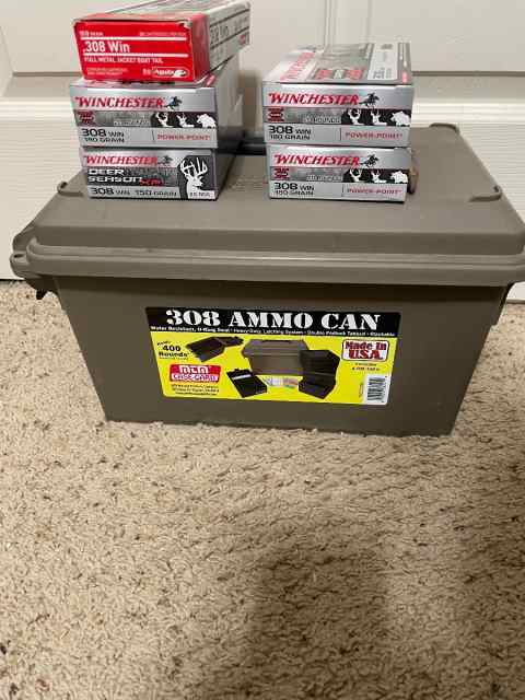 308 ammo and can
