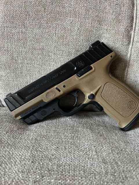 Smith &amp; Wesson SD9 FDE 9mm W/ Laser
