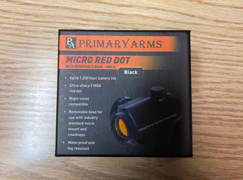 Primary Arms Micro Red Dot Gen II
