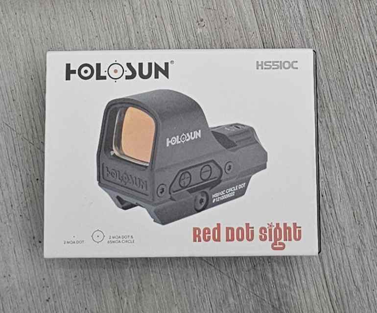  Holosun HS510C Multi-Reticle Red 2 MOA Dot