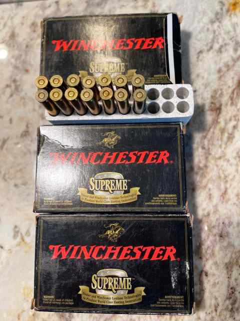 Winchester Supreme 270, 150 GR. Partition Gold
